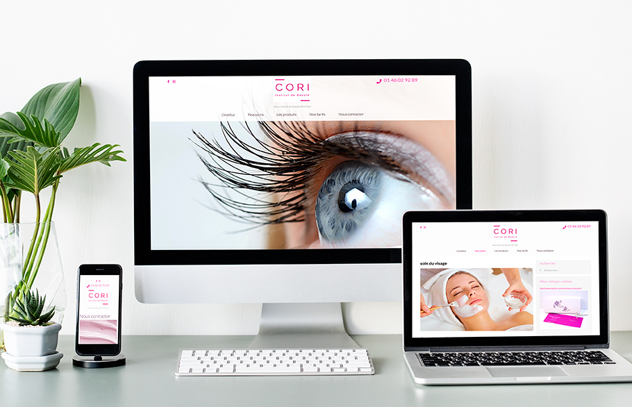 Création site internet de l'institut Cori 